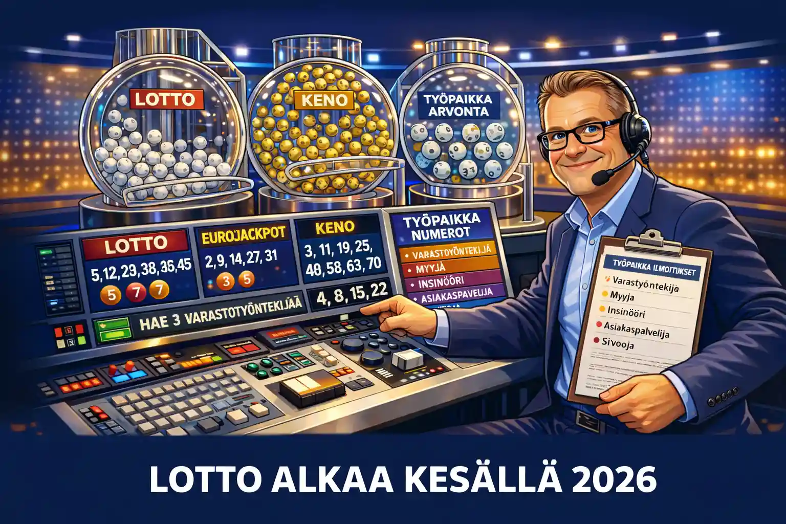 huippuosaajat.fi alkaa arpomaan myös lotto numeroita